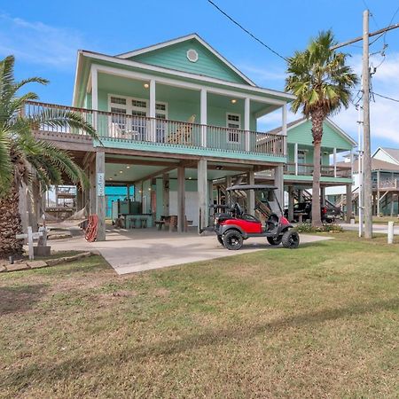 Steps To Beach Golf Cart About Time Beach Retreat Bolivar Peninsula エクステリア 写真