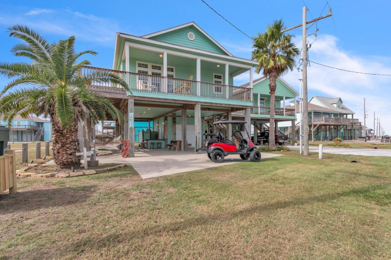 Steps To Beach Golf Cart About Time Beach Retreat Bolivar Peninsula エクステリア 写真